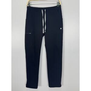 Figs Yola Skinny Scrub Pants Women Size XS Black Pull On Pockets Comfortable